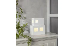 Cube Bordslampa E14 25cm Vit