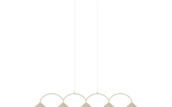 Curve Taklampa 165cm Beige