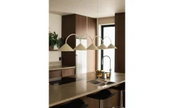 Curve Taklampa 165cm Beige