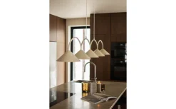 Curve Taklampa 165cm Beige
