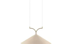Curve Taklampa 50cm Beige