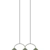 Curve Taklampa 95cm Grön