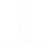 Curve Taklampa 165cm Vit