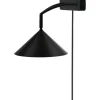 Curve Vägglampa Svart