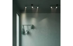 Cut Takspotlight 100cm Svart/Opalglas