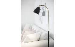 Deluxe Golvlampa 133cm LED GU5,3 Dimbar Svart/Mässing