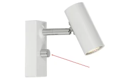 Dimmerknopp till Cato & Ledro vägg-/skrivbordslampa Krom