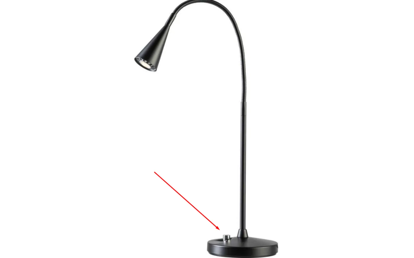 Dimmerknopp till Cato & Ledro vägg-/skrivbordslampa Krom