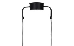 Disc 3 Taklampa 96cm 3xE27 Svart/Borstad Mässing