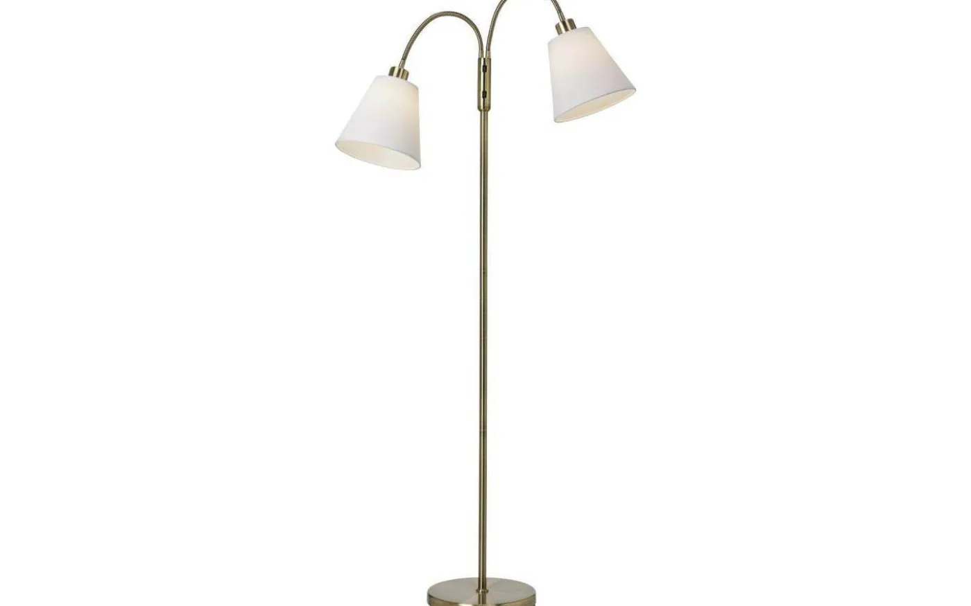 Duett 2L Golvlampa 140cm Antik/Vit