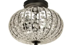 Edda Kristallplafond 30cm Svart