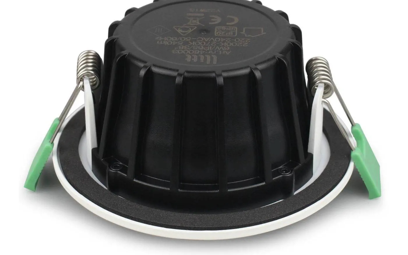 Ellen 230V Spotlight Dim to Warm 2200-2700K 6W Vit 3-pack IP65