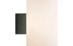Evoke L Vägglampa Antracit/Opalglas IP44