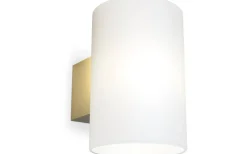 Evoke L Vägglampa Mässing/Opalglas IP44