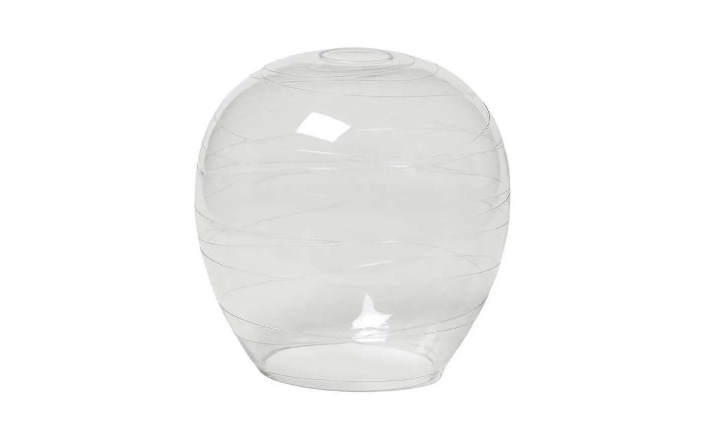 Falun Glasskärm Rund Ø21cm Klar