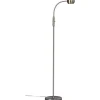 Fladen Golvlampa 1L 140cm Nickel