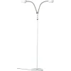 Fladen Golvlampa 2L 140cm Vit