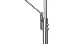 Franklin Golvlampa LED uplight borstad stål