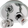 Frösön Takspotlight Ø15cm Krom IP44