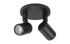 Fårö Takspotlight Ø15cm Svart IP44