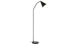 Funil Golvlampa LED 3-Steg-DIM 144cm Svart
