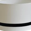 Galaxy Cylinder Lampskärm Ø30cm Offwhite Black Ribbon