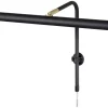 Gallery Dimbar LED 60cm Tavelbelysning Svart/Mässing