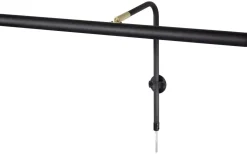Gallery Dimbar LED 60cm Tavelbelysning Svart/Mässing