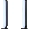 Game Bordslampa LED 2 kpl svart RGB