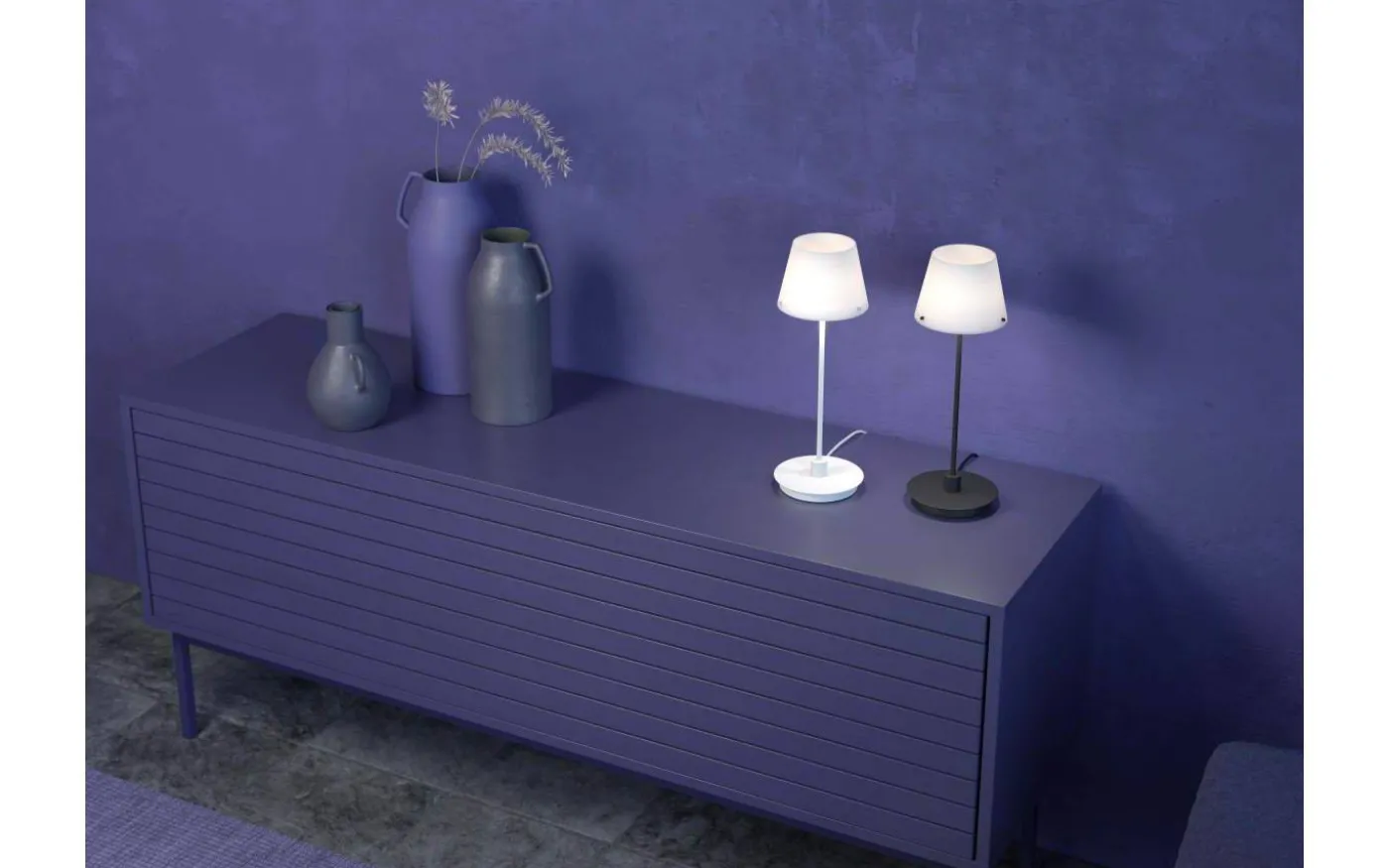 Gil Il Grande Bordslampa 40cm Vit/Opalglas