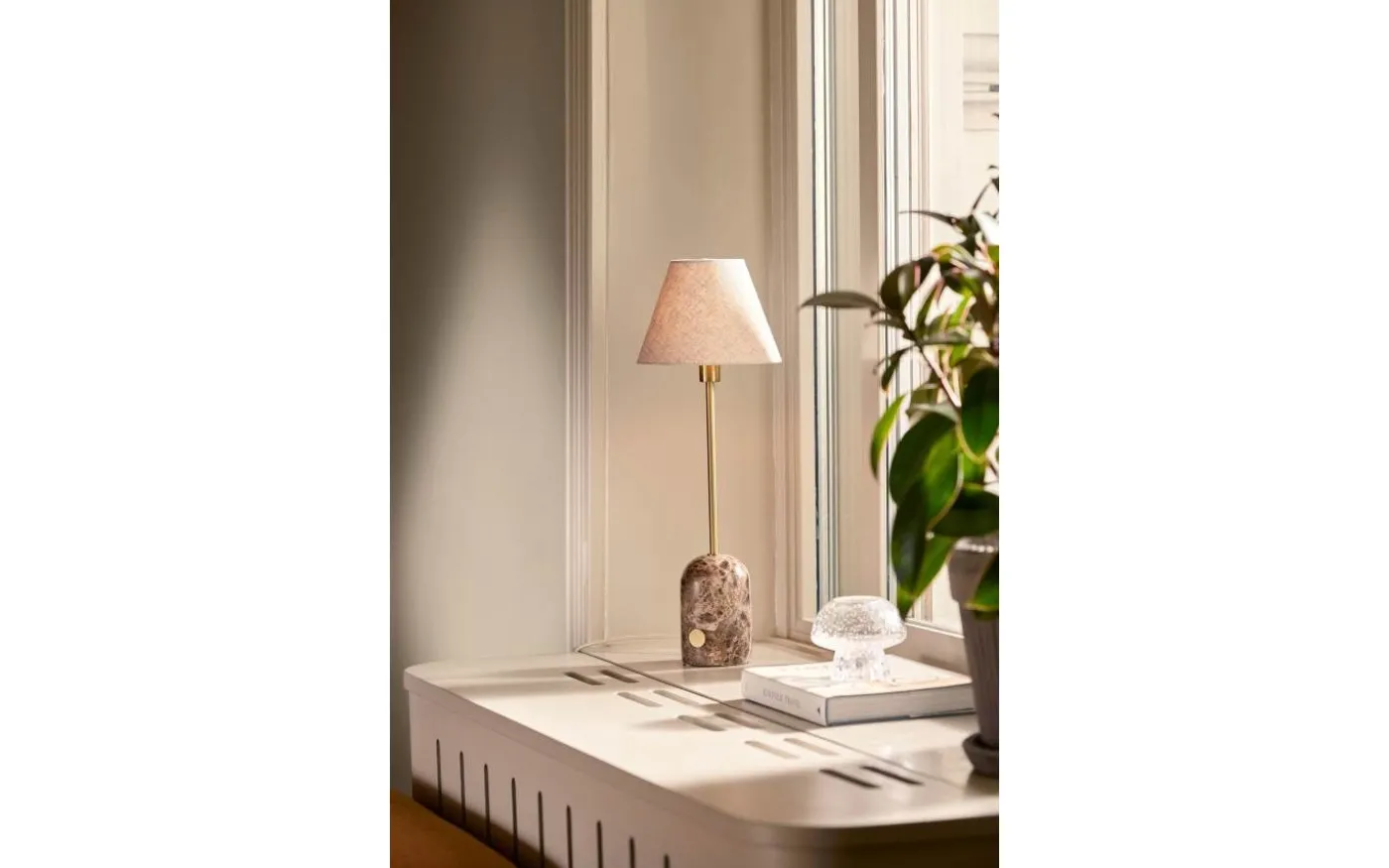 Gino Bordslampa 56cm Brun