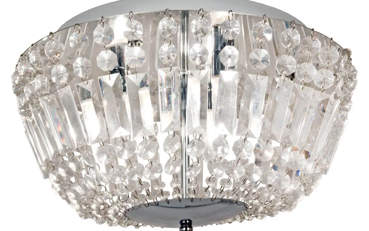 Giovanna Kristallplafond 38cm Krom IP44
