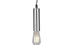 Glans Pendel E27 3,5m kabel Krom