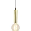 Glans Pendel E27 3,5m kabel Mässing