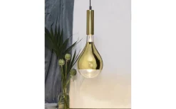 Glans Pendel E27 3,5m kabel Mässing