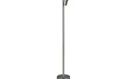 Gomez Golvlampa LED borstat stål