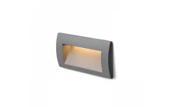 Gordiq L Vägglampa LED Antracitgrå