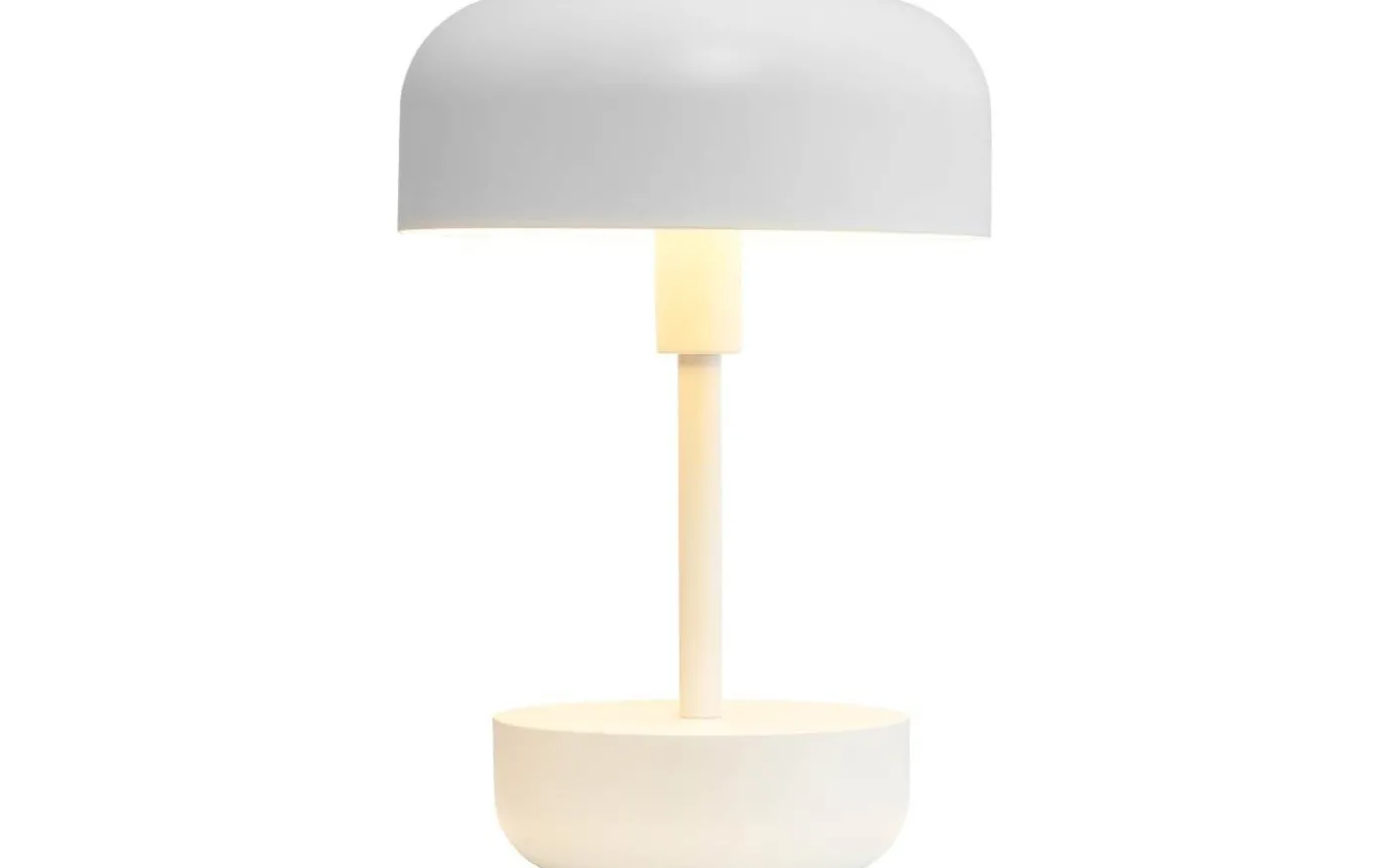 Haipot Uppladdningsbar Bordslampa 26cm LED 3000K 3W Vit IP44