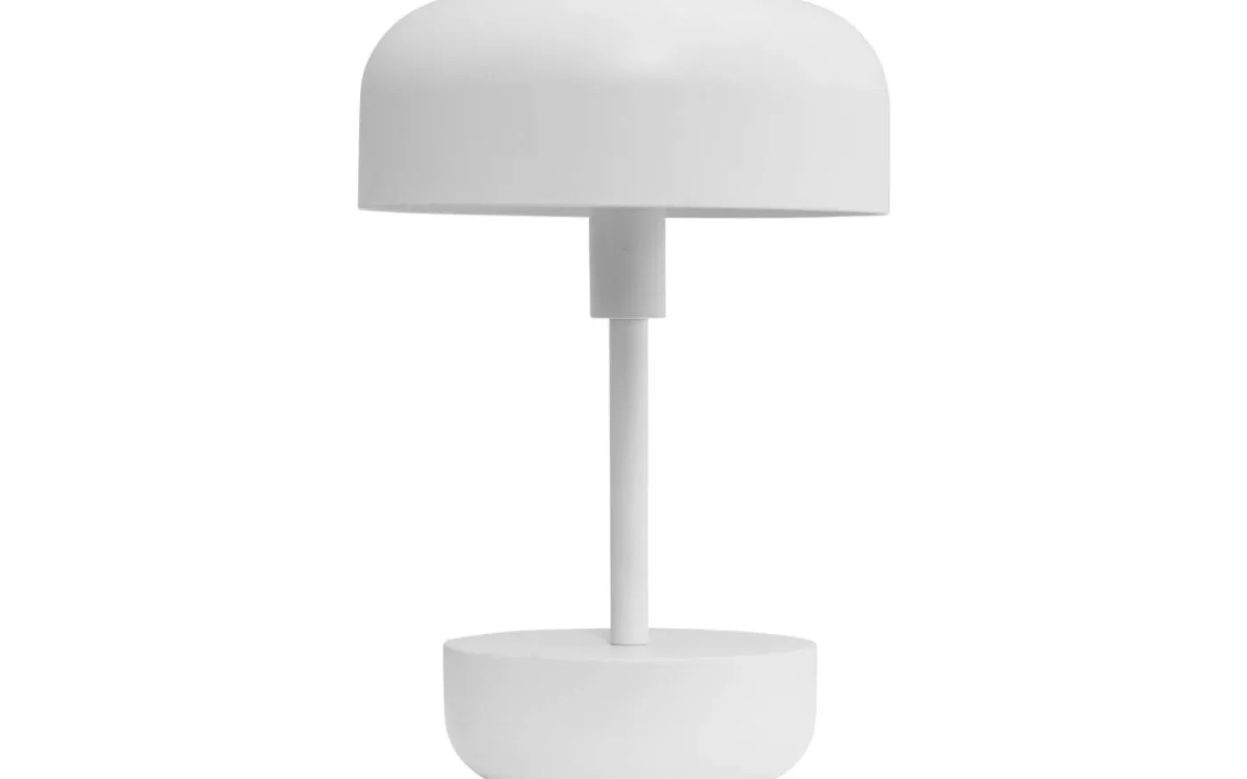 Haipot Uppladdningsbar Bordslampa 26cm LED 3000K 3W Vit IP44