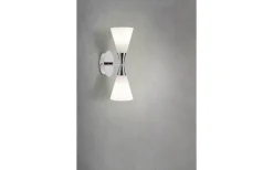 Harlekin Duo Vägglampa Krom