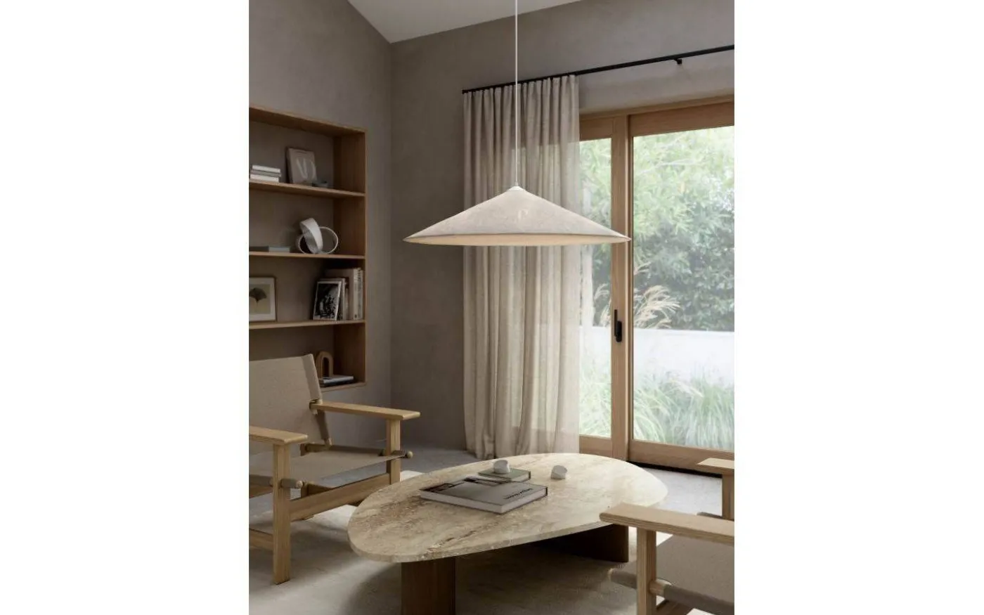 Hill Taklampa 85cm Vit