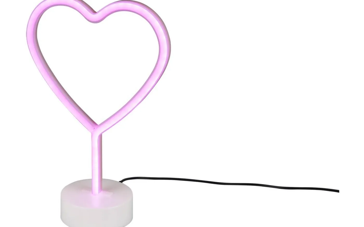 Hjärta Bordslampa LED vit