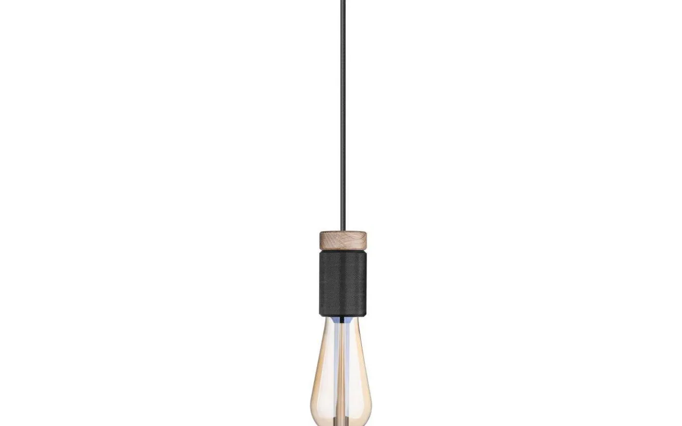 Holder Pendel Ek/Matt Svart