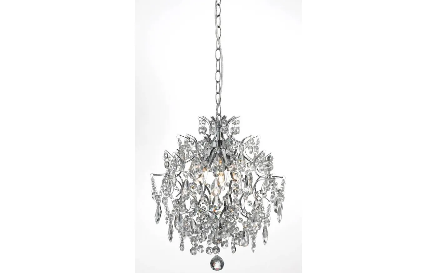 Häringe Kristallkrona 40cm 3L Krom