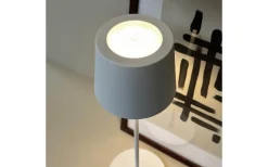 Karl Uppladdningsbar Bordslampa 37cm LED 3000K 2W Vit IP44