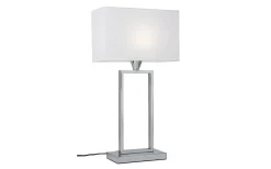 Kensington Bordslampa 51cm Krom/Vit