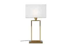 Kensington Bordslampa 51cm Mässing/Vit
