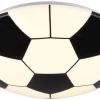 Kloppi Plafond LED svart/vit