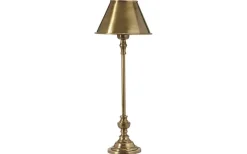 Lampfot Andrea 43cm med skärm Classic Antikmässing