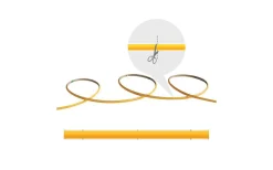 LEDstrip 12V 5m COB 3000K 5W/m